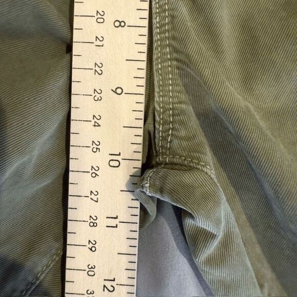 J Brand Women's Olive Green Button Fly Chino Pants Army Green Pockets Size 29 - Picture 11 of 15